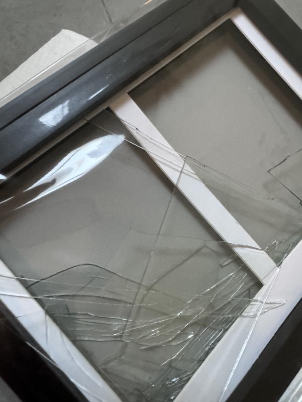 Arrived with broken glass. You could hear it from inside the shipping box