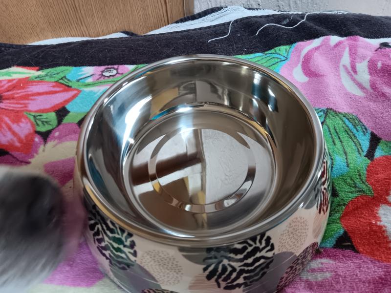 Frisco Animal Design Stainless Steel Dog & Cat Bowl
