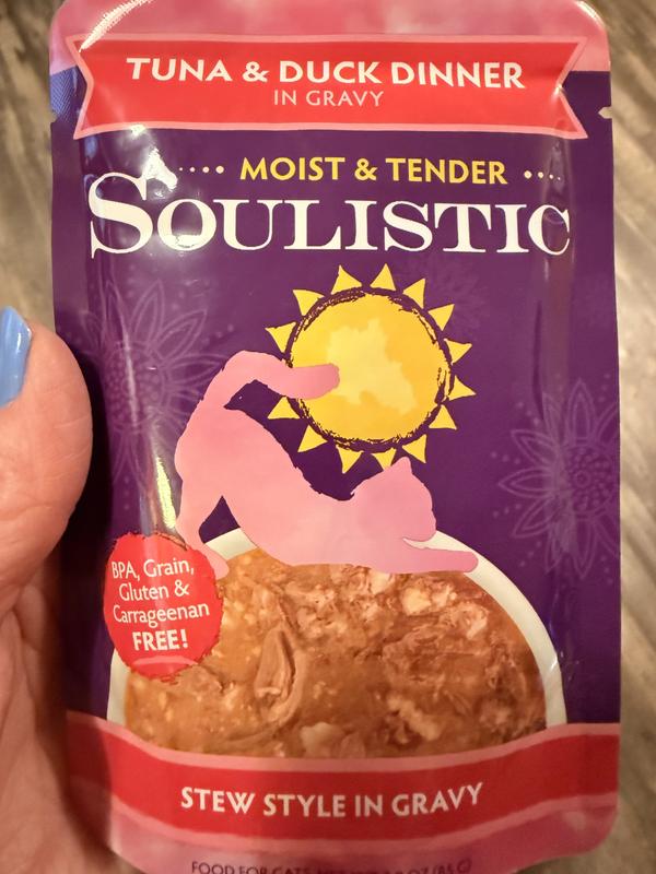 Tuna and Duck Dinner in Gravy