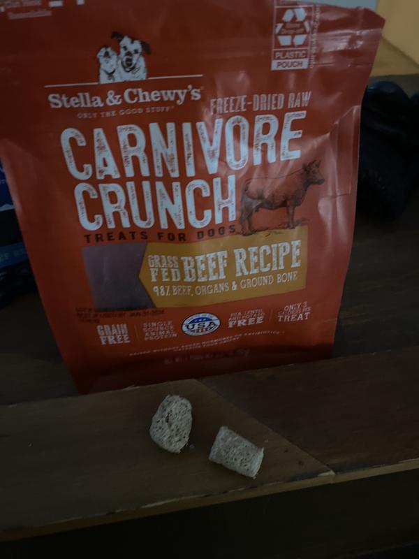 Carnivore crunch dog outlet treats