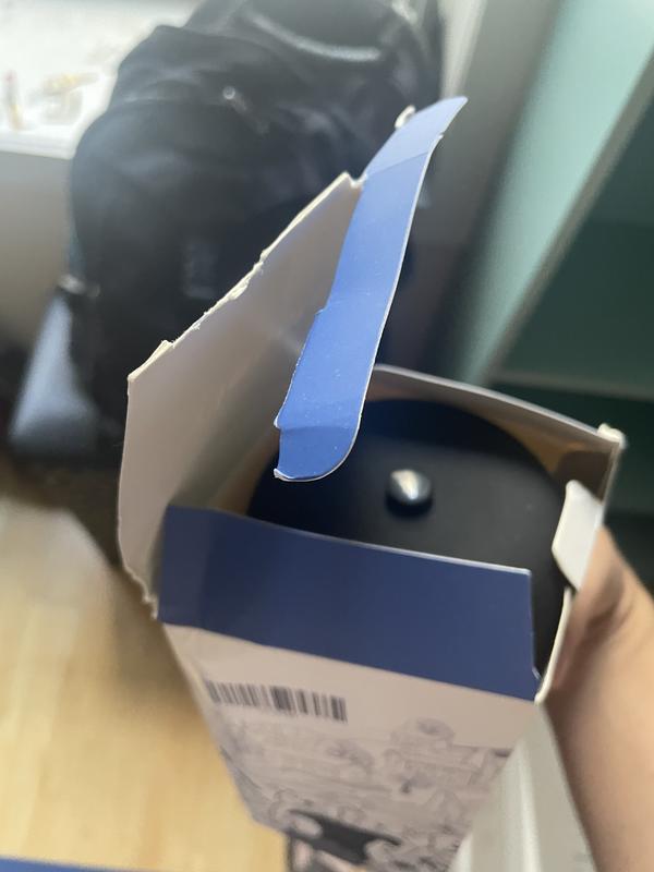 The packaging arrived mangled. I hope not in order to prevent returns.