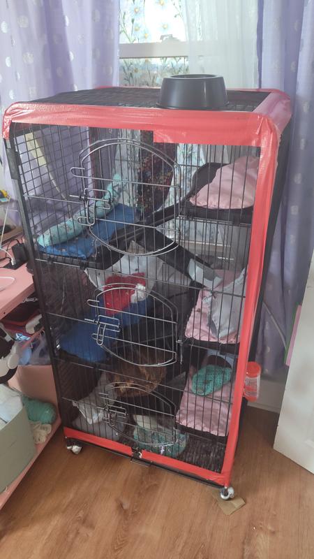Baby rats will escape had to do everything it takes but great space at a great price !