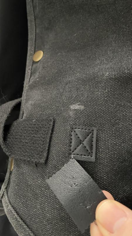 Strap anchor tore in half