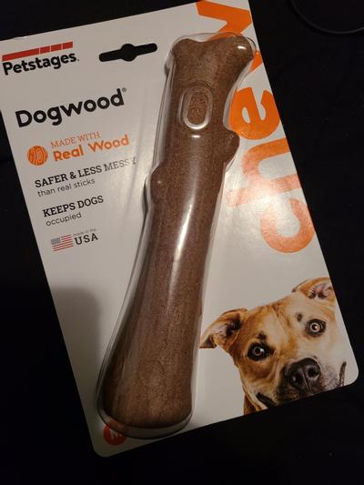Petstages Dogwood Wooden Dog Chew Toy Safe Natural & Healthy Chewable Sticks Tough Real Wood Chewing Stick for Dogs 