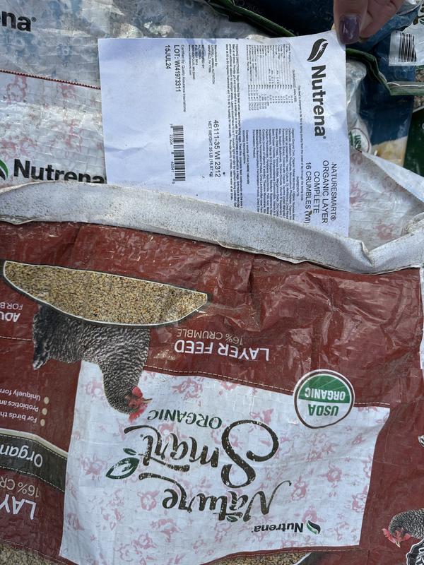 NUTRENA Nature Smart Organic Layer Feed Layer 16% Protein Pellet ...