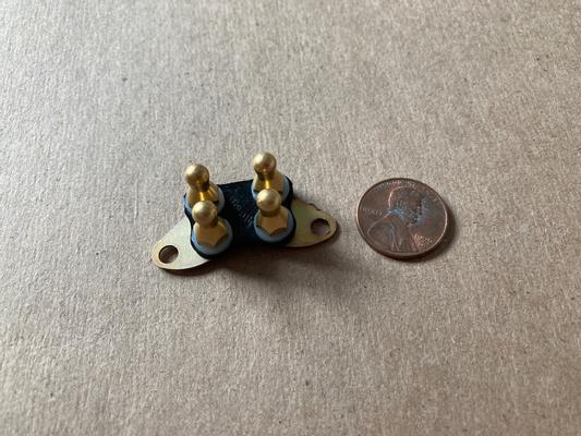 About same size as a penny