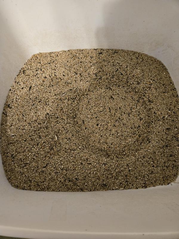 What is left that will need to be resisted with another narrower sifting device.