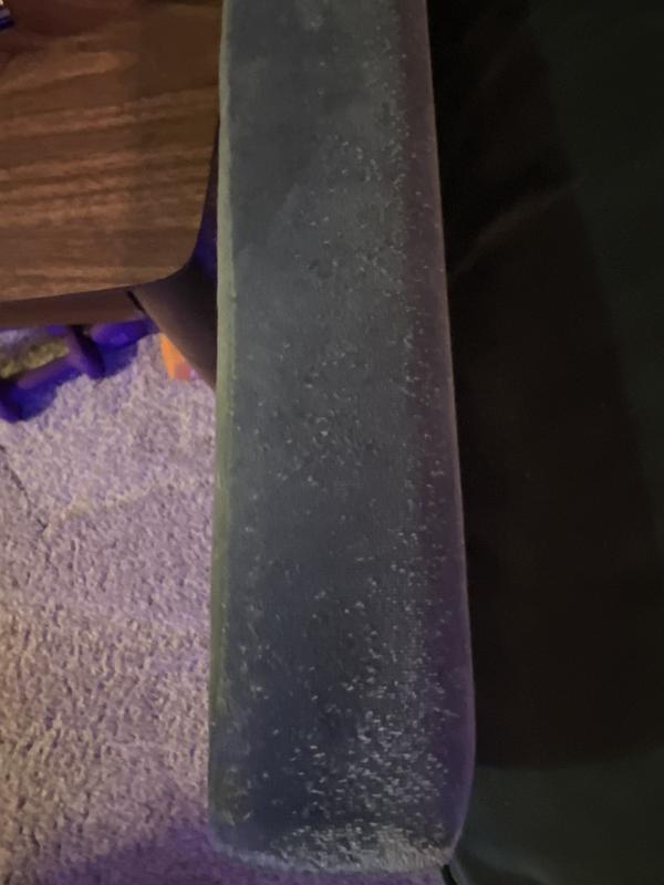 Damaged the fabric on my new, velvet couch 😭