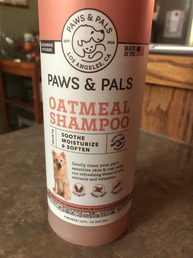 Paws and pals oatmeal hot sale shampoo