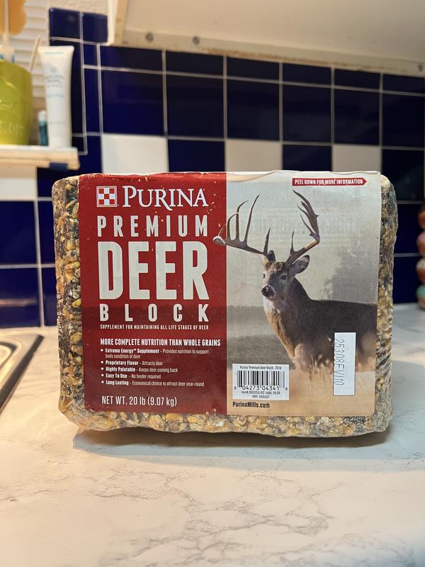 Purina Premium Deer Block, 20-lb block - Chewy.com