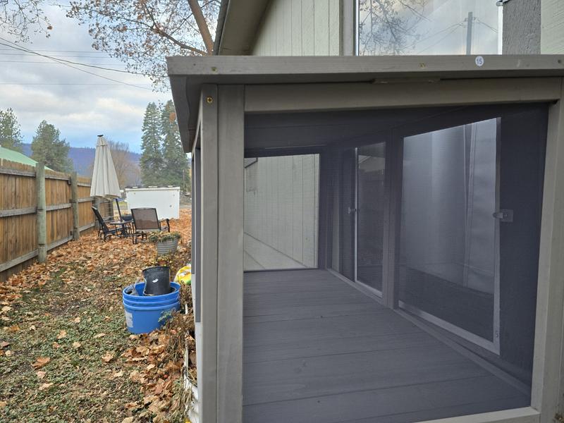 Fits over older windows with room to install storm windows each year!