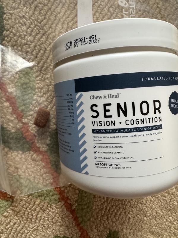 I feel this has helped my senior dog with vision and cognition