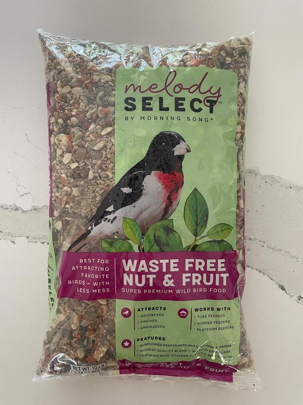 MELODY SELECT Waste Free Nut & Fruit Bird Food, 5lb bag