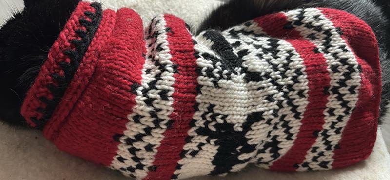 The stripes and the moose in the design were not as distinct as I was expecting but I also didn’t notice at first