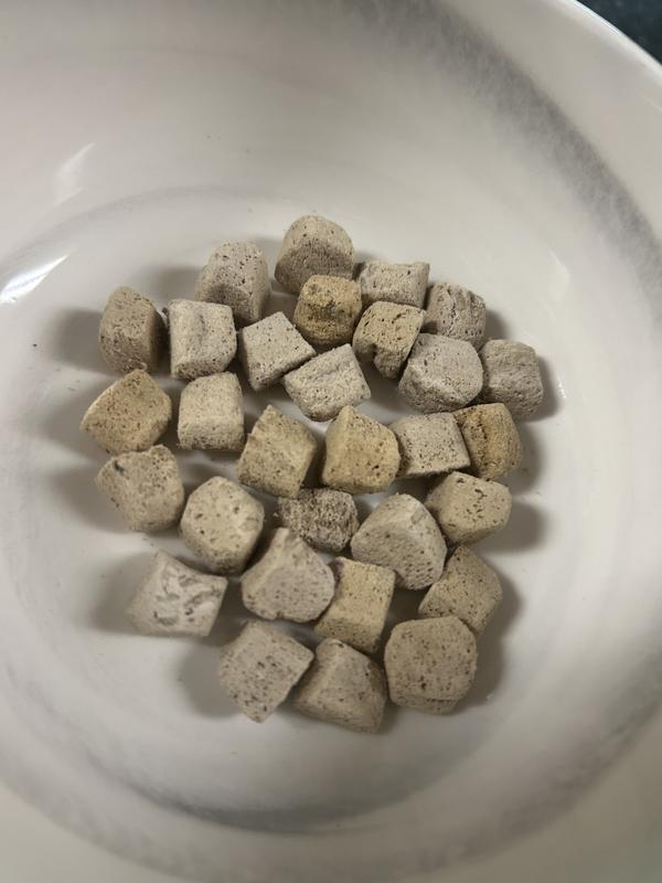 Dry, straight out of the bag.