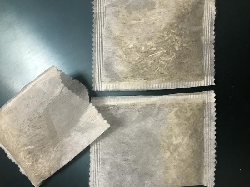 Full, not full and unsealed bags