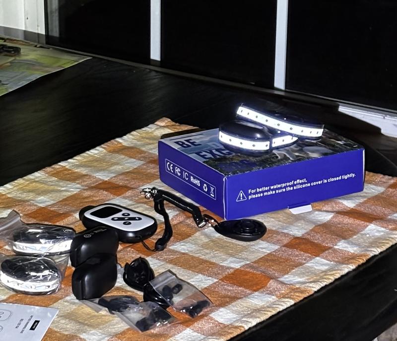 Collar reflection from across the house