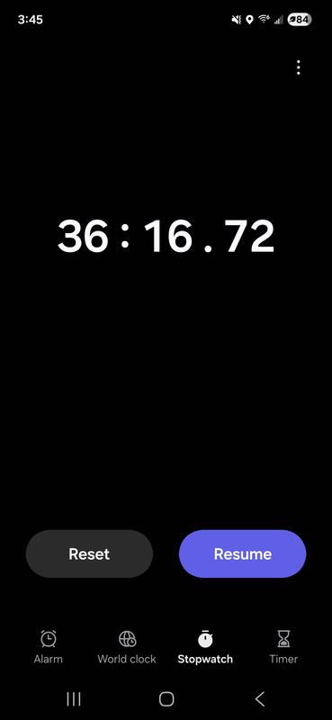 Timed how long it took