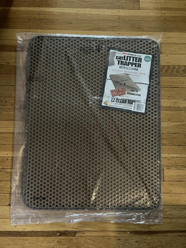 PrimePets Cat Litter Trapping Mat, Waterproof Kitty Litter Trapper Pad,  24x15 in