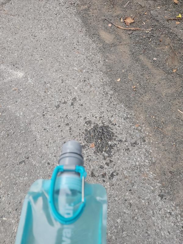 And you lose a lot of water.