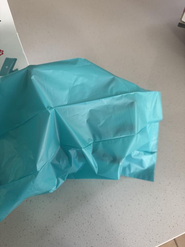 Can see hand through bag