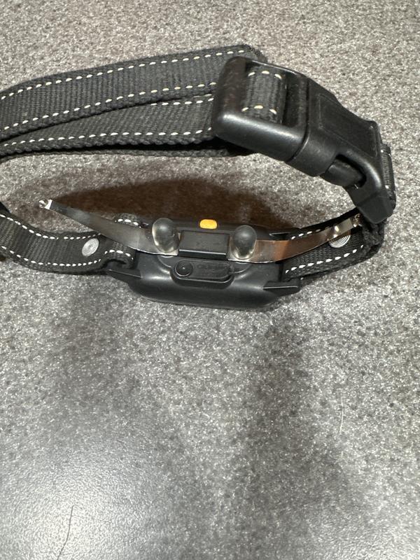 Charge port and power button on the inside