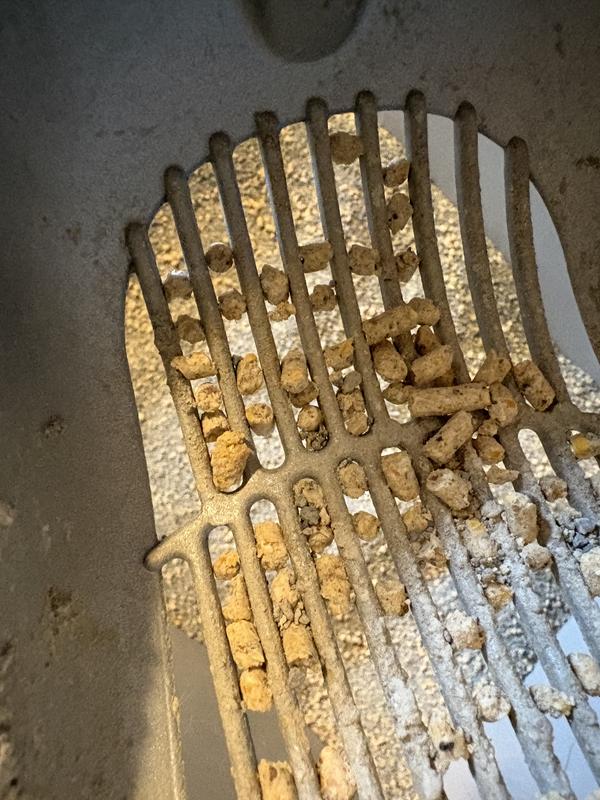 Majority of the pieces are too large to scoop