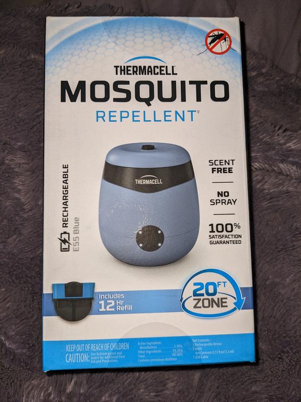 THERMACELL E55 Rechargable Mosquito Repeller, Charcoal
