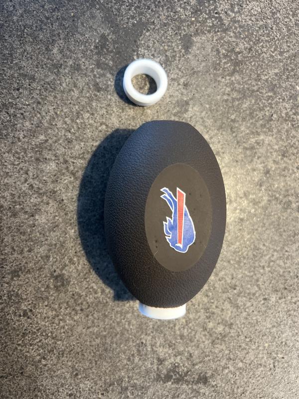 The end popped out within a few minutes of our dog playing with his new toy.