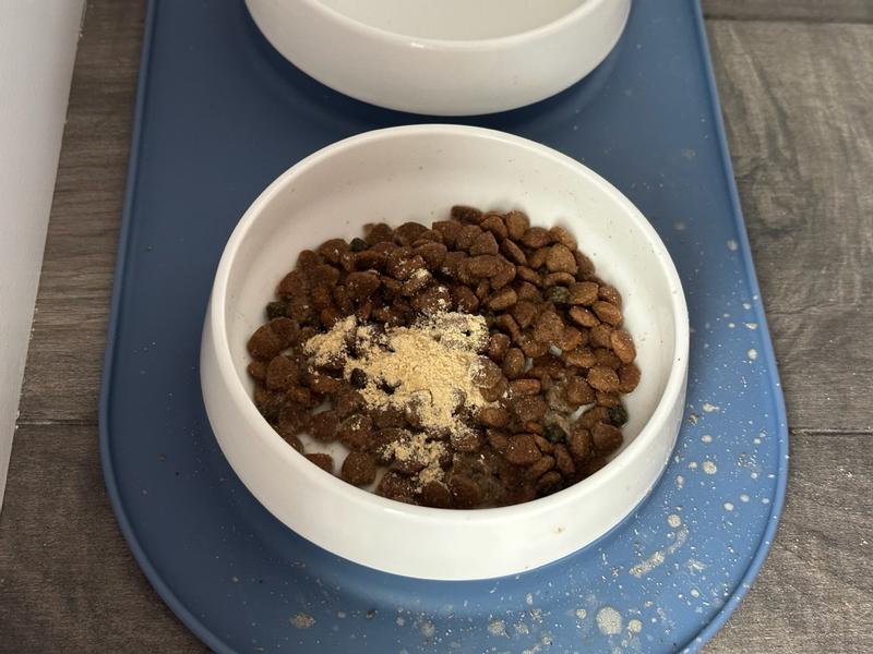 Pairs nicely with regular dog food