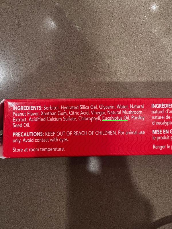 Eucalyptus oil is toxic to dogs!!