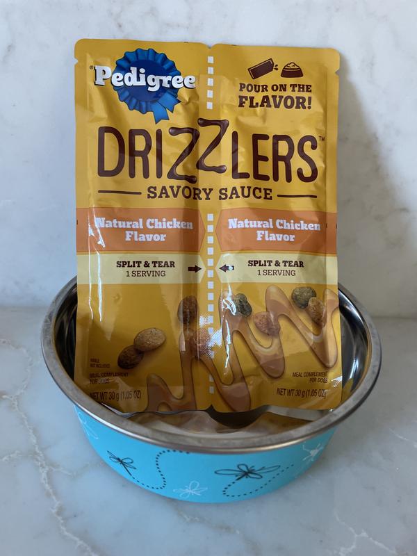 PEDIGREE Drizzlers Savory Sauce Multipack Natural Chicken Flavor Wet ...