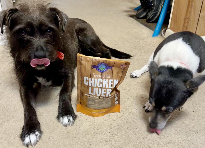 Licking my chops and licking up the crumbs...