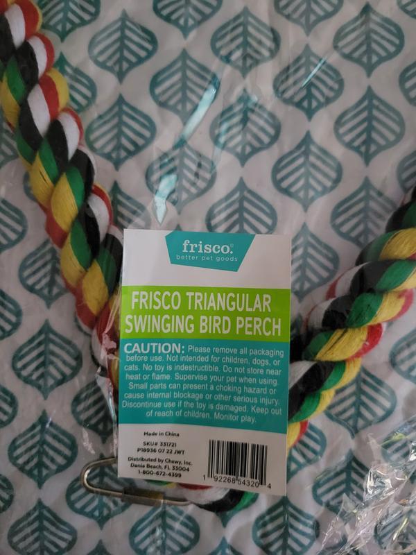 Frisco Triangular Swinging Bird Perch