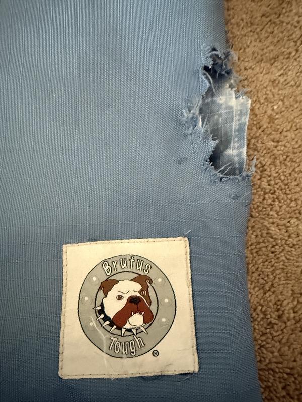 Not durable and definitely not chew resistant.  We are talking about a 16# 12 week old puppy!!