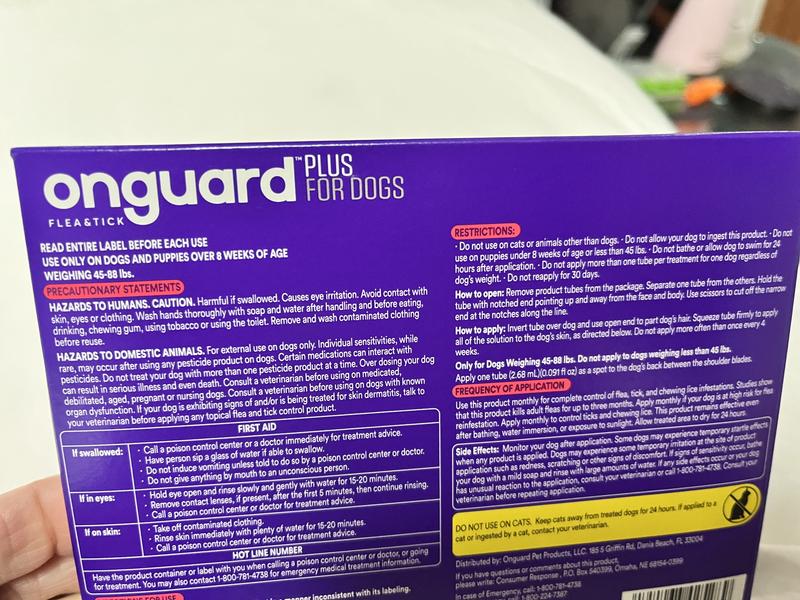 Back of Package