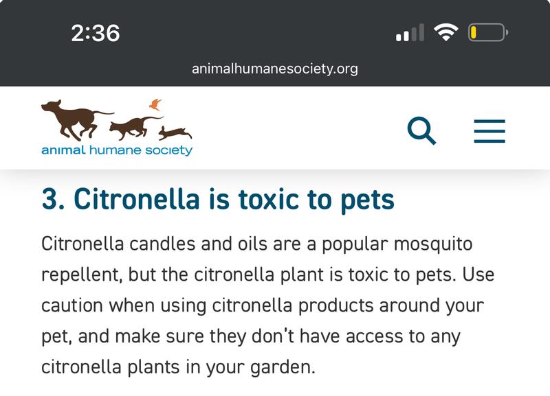 Reference to the animal humane society