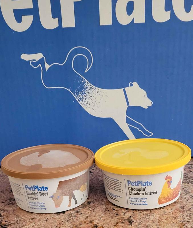 PETPLATE Human Grade GrainFree Chicken & Beef Fresh Dog Food, 12oz cup, case of 12