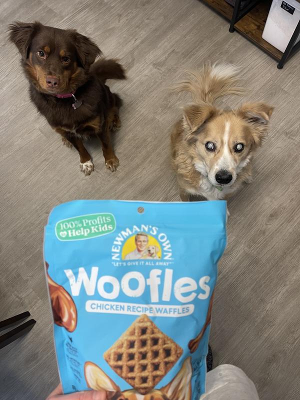 NEWMAN'S OWN Chicken Recipe Woofles Soft & Chewy Dog Treats, 10-oz bag ...