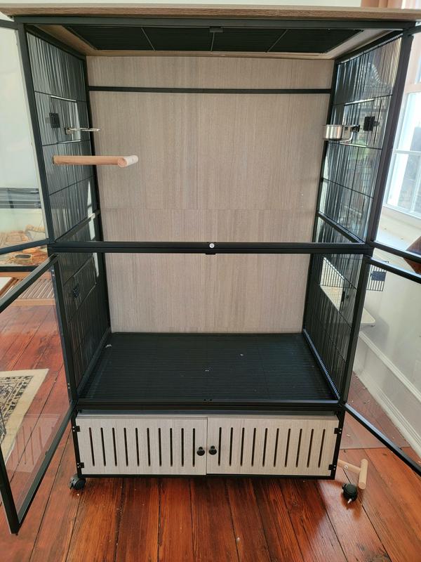 FRISCO Modern Aviary Pet Bird Habitat