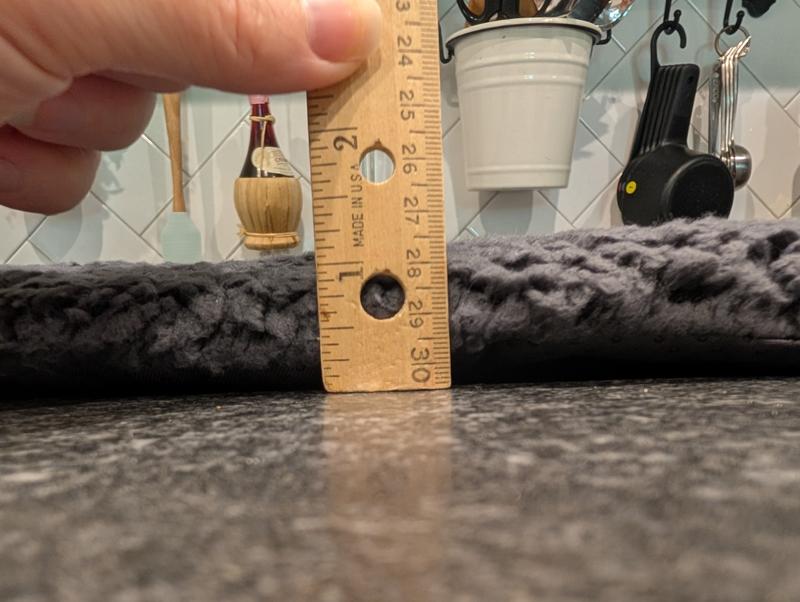 barely 1" thick after 48 hours
