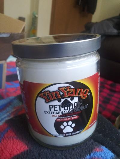 Pet Odor Exterminator Yin Yang Deodorizing Candle Jar