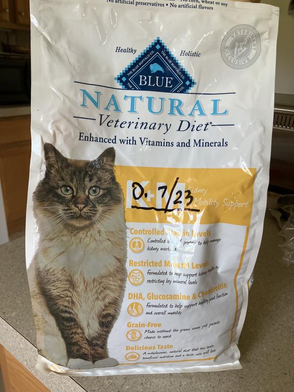 BLUE BUFFALO NATURAL VETERINARY DIET K+M Kidney Mobility Support