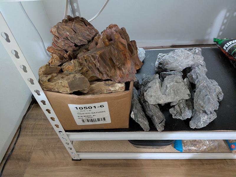 Box of dragon stone on the left