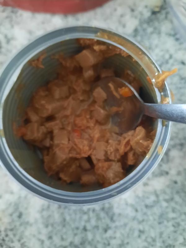 Picture to show consistency and chunk size.