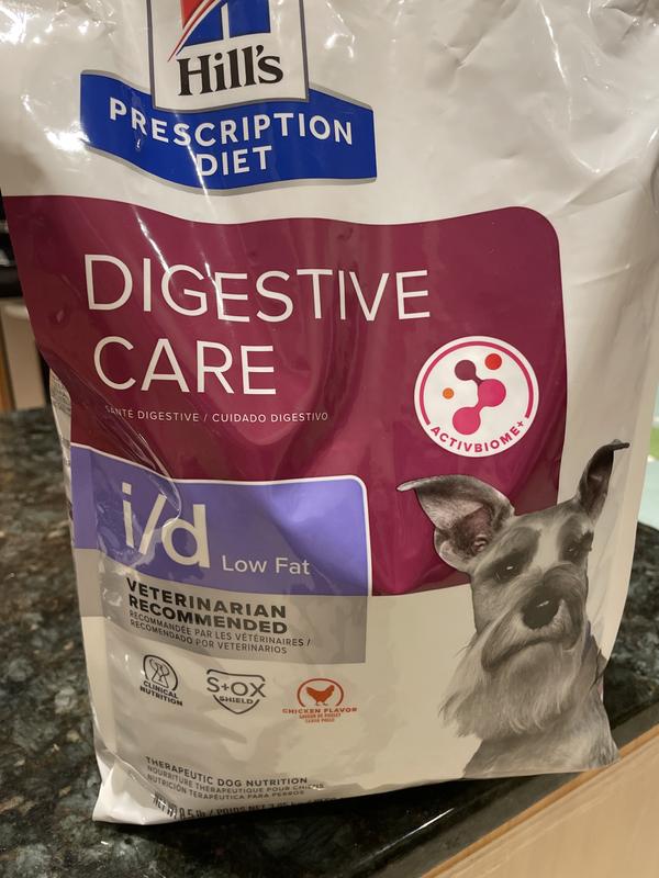 Hills digestive care dog food 2024 low fat