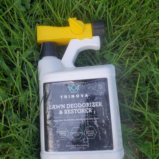 Lawn deodorizer outlet