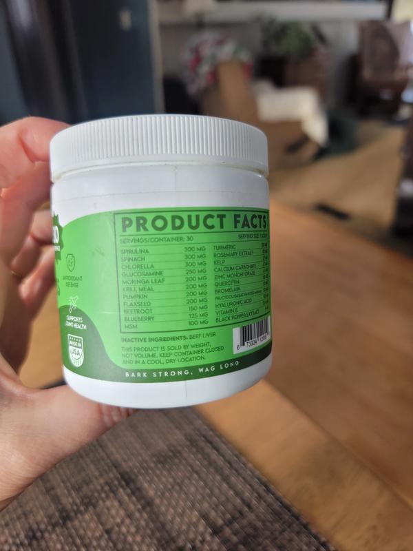 Beef liver also in the ingredients