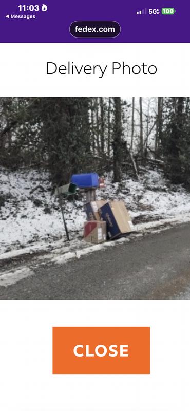 I describe it as somebody else’s mailbox. Congratulations on the free $200 worth of dog food.