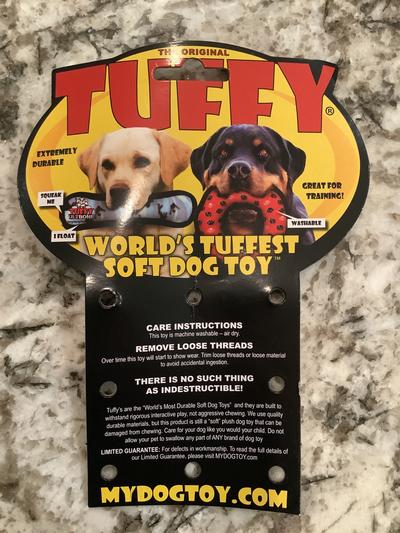 Small dogs the toy was meant for...